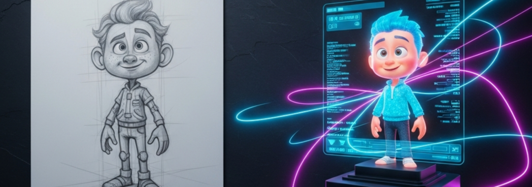 From Pencil Sketch to 3D Pixar Animation: The Ultimate Creator Pipeline